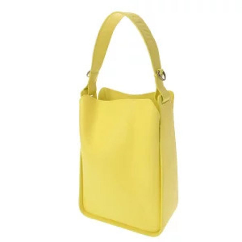 Balenciaga Tool North South Yellow Leather Handbag - Picture 2 of 9